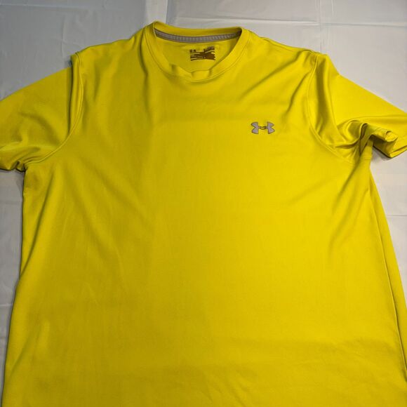 Under Armour Shirt Size XL-Tall Yellow EUC - Picture 5 of 7